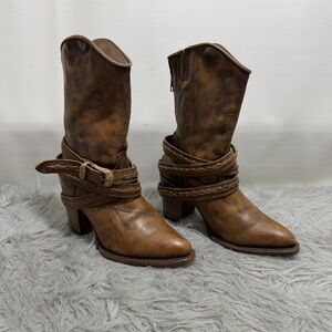 Freebird mid calf western boots